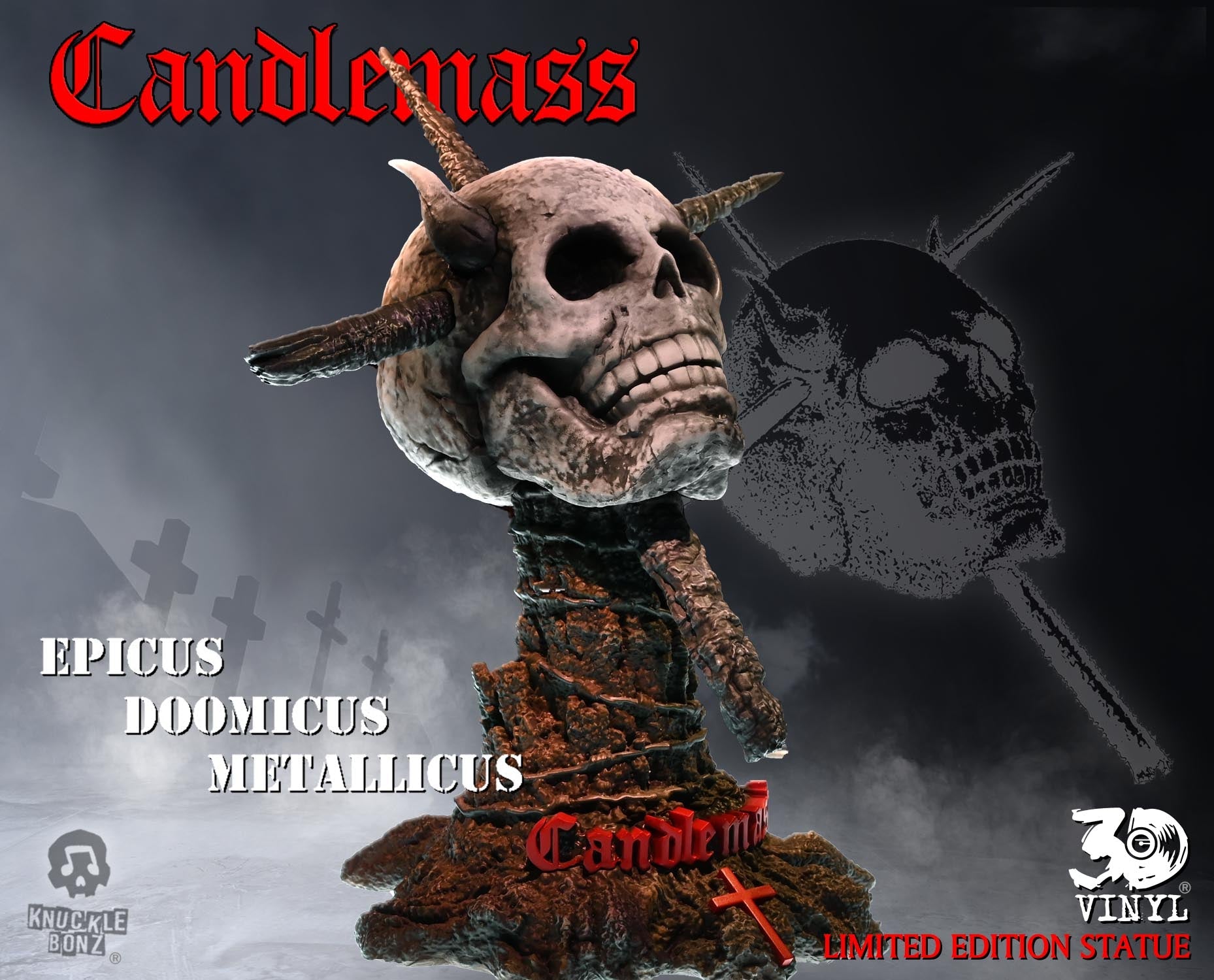 Candlemass "Epicus Doomicus Metallicus" is latest entry to the 3D Vinyl Collector Series